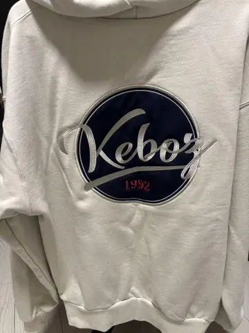keboz 후드티 크림색