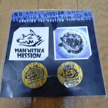 MAN WITH A MISSION 핀 배지 효고