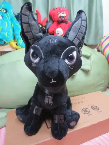 고대 이집트 신화 아누비스 신 봉제 인형 34cm BIG