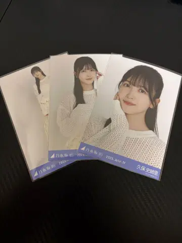 노기자카46 브로마이드 메쉬 니트 쿠보 시오리 컴프