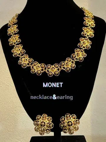 MONET 모네 골드 목걸이 & 귀찌
