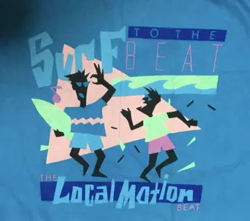 80's ~ 빈티지 Local Motion 서핑 티셔츠