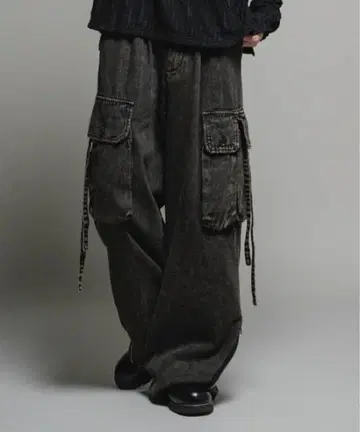 casper john 데님 카고 팬츠 Y2K