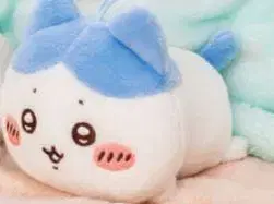 치이카와 (먼작귀) 누워 있는 봉제 인형 마스코트 하치와레