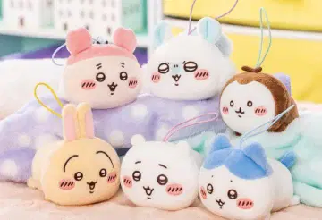 치이카와 (먼작귀) 누워있는 봉제 인형 마스코트 총 6종