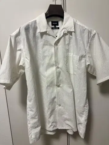 BEAMS 반팔 셔츠 M 화이트