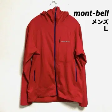 몽벨 트레일 액션 후드티 남성용 JPN: L 1106542 레드