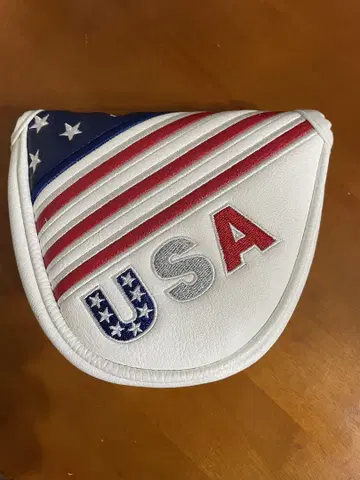 USA 미국 국기 디자인 퍼터용 골프헤드커버