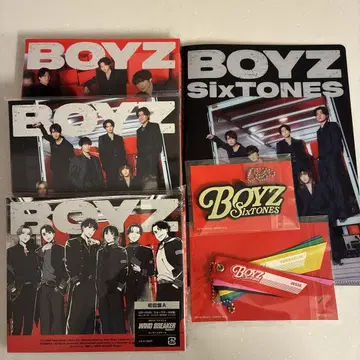SixTONES BOYZ 3장 세트 혜택 포함
