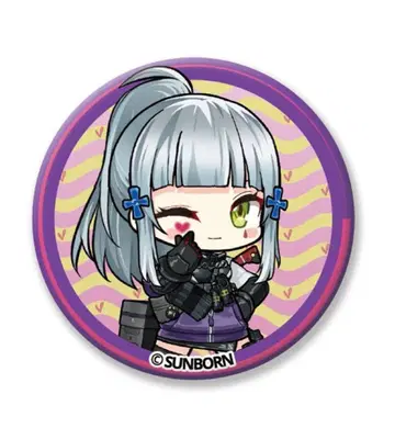 인형 프론트 라인 구매 혜택 쿠루카이 손가락 하트 44mm 캔뱃지