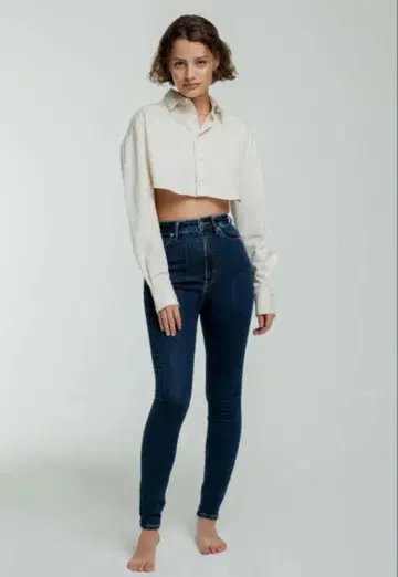 STUDIO R330 HIGH RISE SKINNY 롤라 데님 24