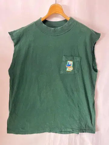 90's USA제 할리데이비슨 소매 컷오프 티셔츠 슬리브리스 XL
