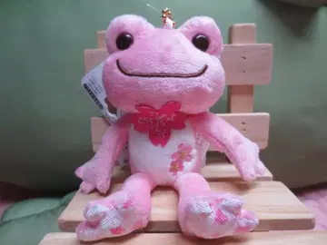 한정품] 새상품 개구리 피클스 마스코트 키링 벚꽃 SAKURA