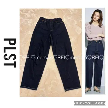 PLST 플라스테 커브 청바지 데님 S 여성용