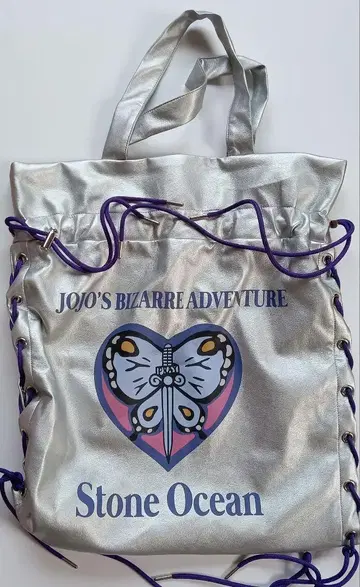 jouetie 스톤 오션 레이스업 토트백