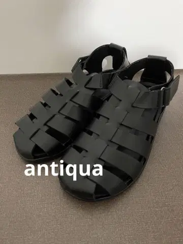 antiqua 구르카 샌들 안티카 블랙 26cm