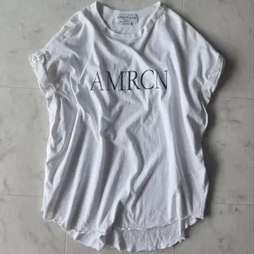 아메리카나 AMERICANA 24SS 로고 티셔츠 티셔츠 화이트