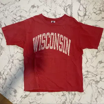 챔피온 WISCONSIN 프린트 티셔츠