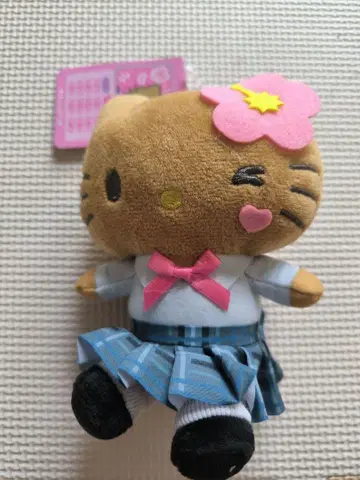 마스코트 파우치 갸루 2 헬로키티 브라운