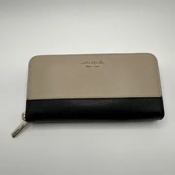 kate spade 케이트 스페이드 라운드 지퍼 장지갑 바이컬러