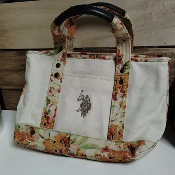 US POLO ASSN 여성용 토트백 패브릭 소재