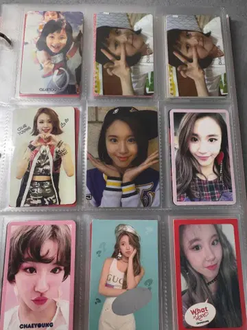 TWICE 채영 트레이딩 카드 묶음 판매 낱개 판매 가능