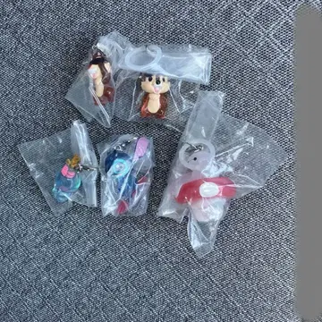 디즈니 캐릭터 메지루시 액세서리 썸머 가샤 5종 컴프 세트