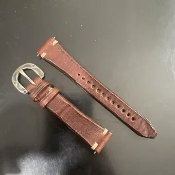Dutch Leather Company 워치 벨트 18mm 브라운 새상품