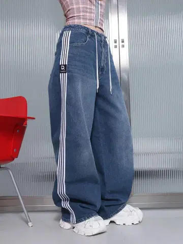 darich 리메이크 같은 와이드 데님 팬츠