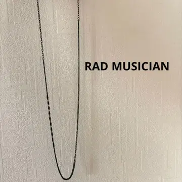 RAD MISICIAN 블랙 체인 목걸이