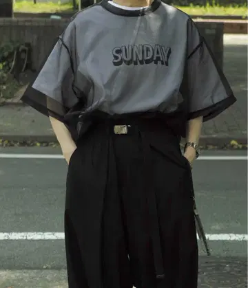 새상품 journal standard luxe SUNDAY 시어 티셔츠