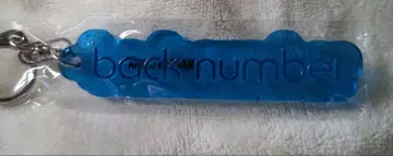 back number 랜덤 PVC 리플렉터 키링 파랑