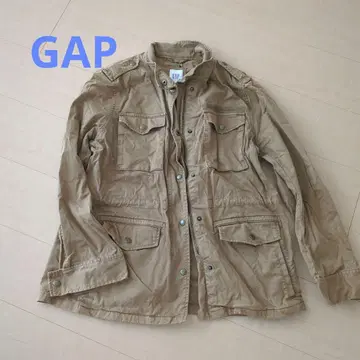 GAP 데미지 가공 밀리터리 자켓