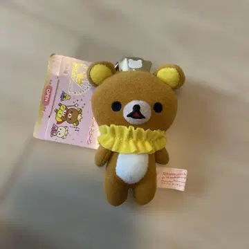 리락쿠마 스트랩 왕관 봉제 인형