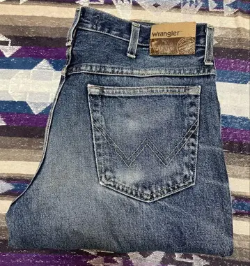 Wrangler 블루 데님 34 - 32