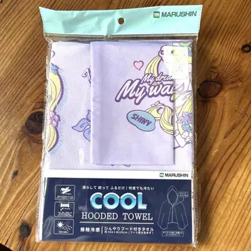 라푼젤 냉감 후드 부착 타월 미개봉 새상품