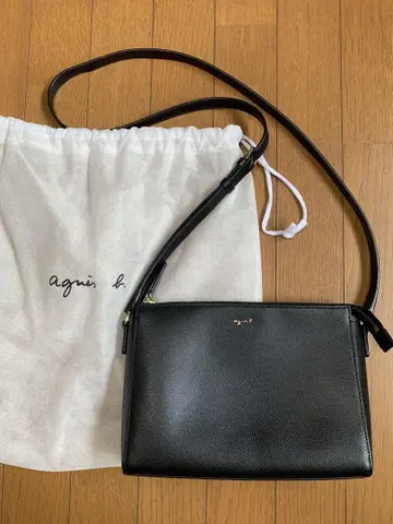 숄더백 에네스베 블랙 검정 사선 가케