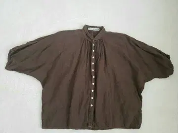 Brocante 린넨 캔버스 그랑 셔츠