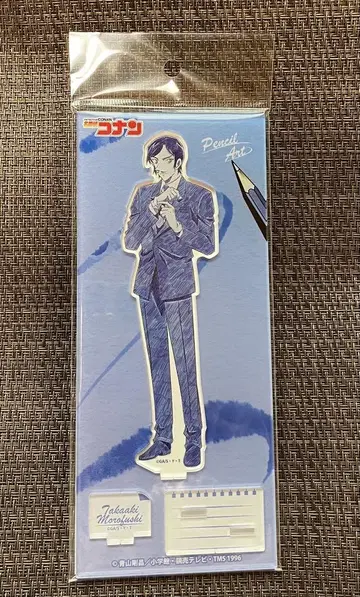 명탐정 코난 코난 펜슬 아트 아크릴 스탠드 모로후쿠 타카아키