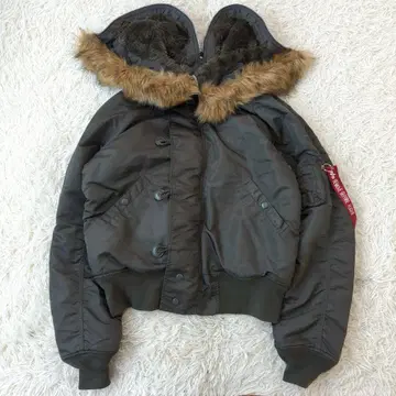 새상품급 알파인더스트리 N-2B 짧은 길이 카키 Y2K XL
