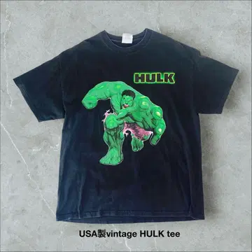 USA제 빈티지 HULK 티셔츠 marvel MCU 영화 헐크