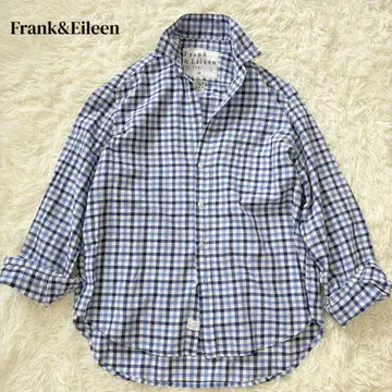 고품질 Frank&Eileen 셔츠 EILEEN M~L 상당 체크