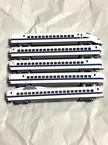 300계 신칸센 5량 tomix 라이트 점등 동력 작동 확인 완료