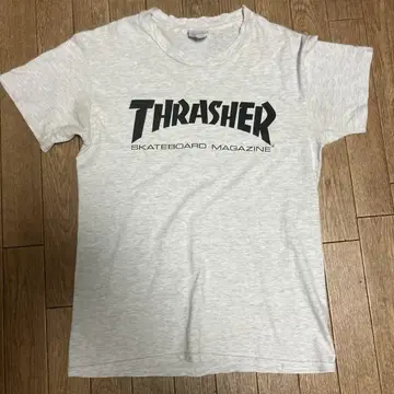90s Hanes BEEFY-T 바디 Thrasher 로고 티셔츠