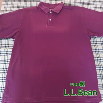 엘엘빈 80s L.L.Bean 피케 셔츠 M 빨간색 USA제