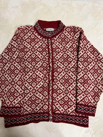 L.L.Bean 90's 니트 가디건 L