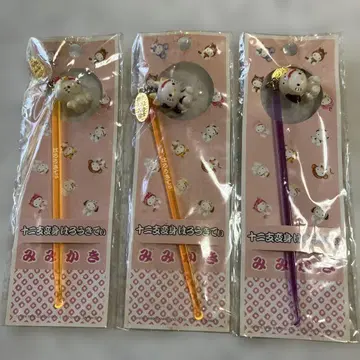 헬로키티 12간지 변신 귀이개 3개 세트