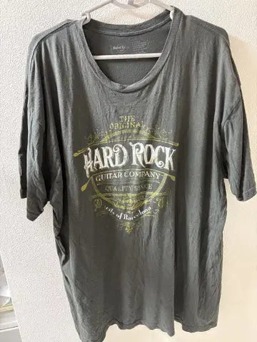 HARD ROCK CAFE/하드 록 카페 그레이 티셔츠