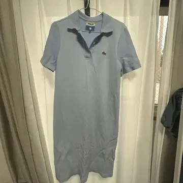 Lacoste 라이트 블루 폴로 셔츠 원피스 M 사이즈