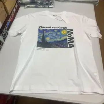 유니클로 MOMA 2025 티셔츠 새상품 화이트 3XL